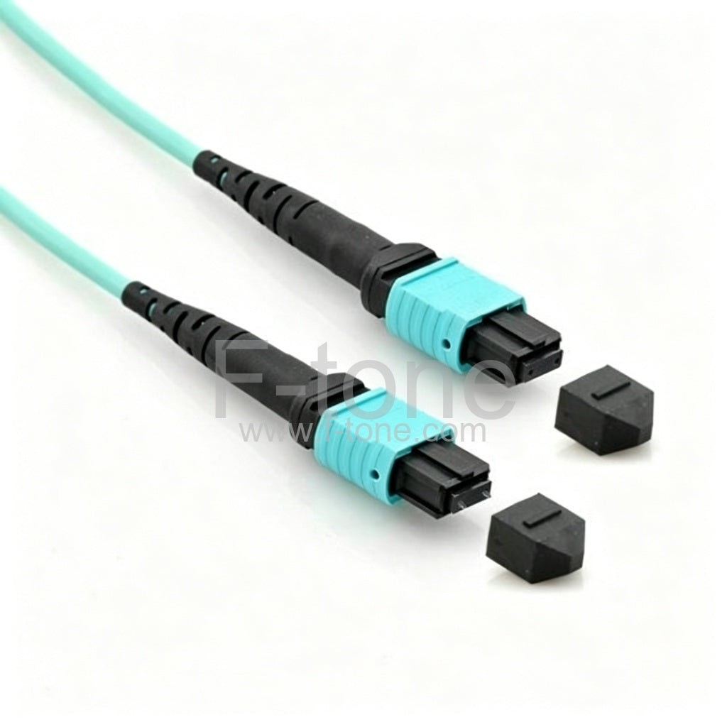 MTP-16 OM3 Multimode MTP Fiber Jumper Cable 3.0mm LSZH 16 Fibers