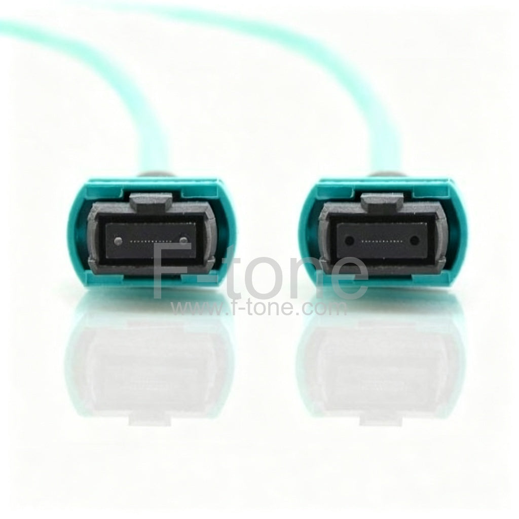 MTP-16 OM3 Multimode MTP Fiber Jumper Cable 3.0mm LSZH 16 Fibers