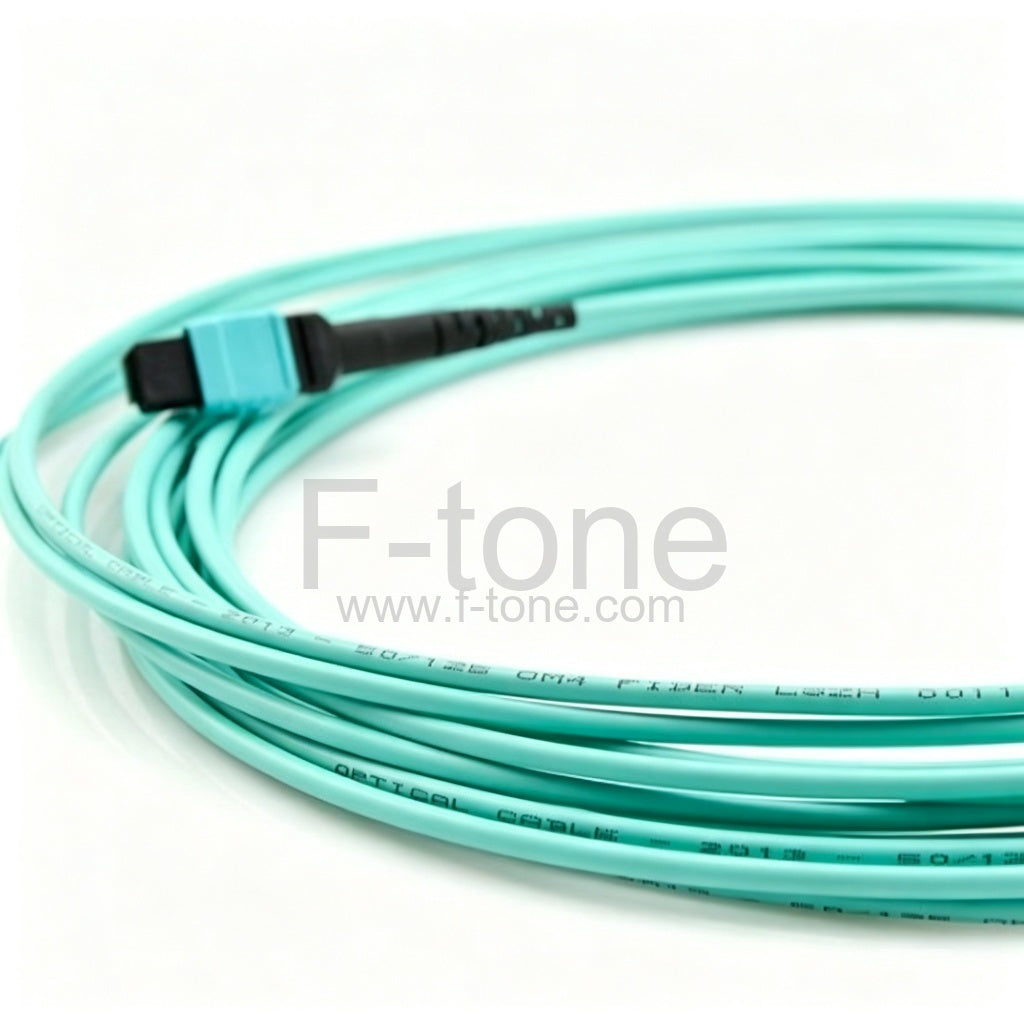 MTP-16 OM3 Multimode MTP Fiber Jumper Cable 3.0mm LSZH 16 Fibers