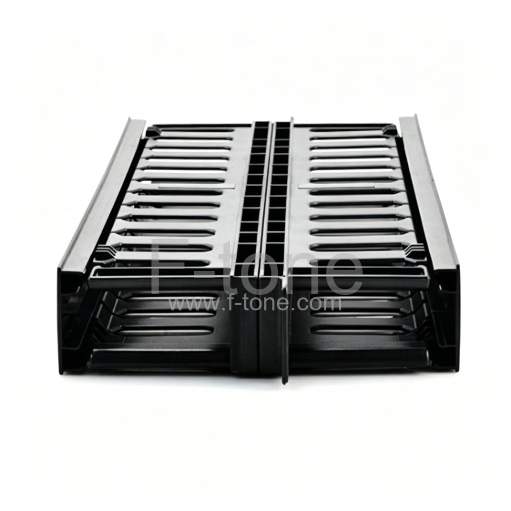 1U Plastic  Single-side Horizontal Cable Management Panel