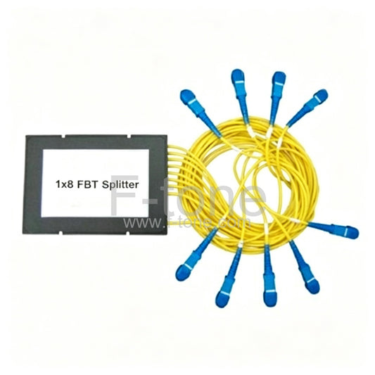 1x12 FBT Multimode Dual Window Fiber Splitter with ABS Box
