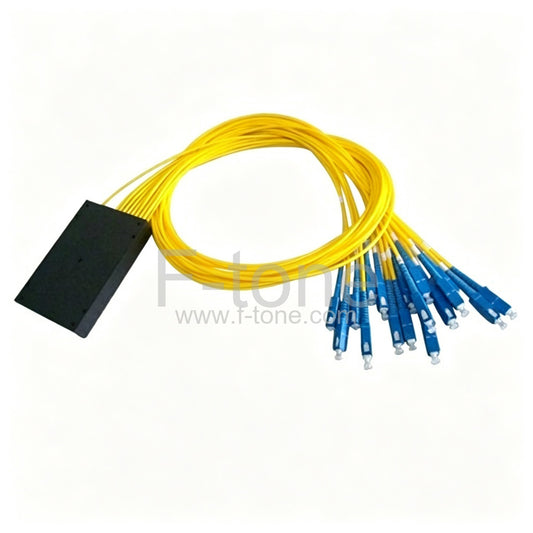 1x16 FBT Splitter Singlemode Three Window Fiber Splitter with ABS Box