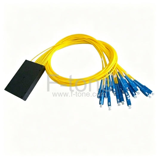 1x18 FBT Multimode Single Window Fiber Splitter with ABS Box
