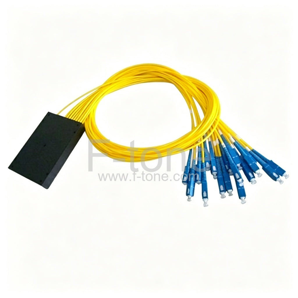 1x18 FBT Splitter Singlemode Three Window Fiber Splitter with ABS Box