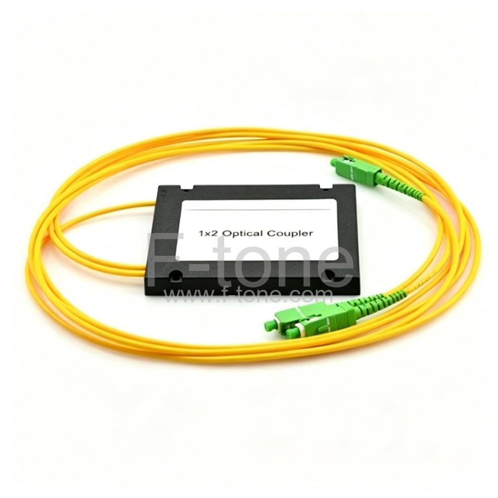 1x2 FBT Splitter Singlemode Three Window Fiber Splitter with ABS Box