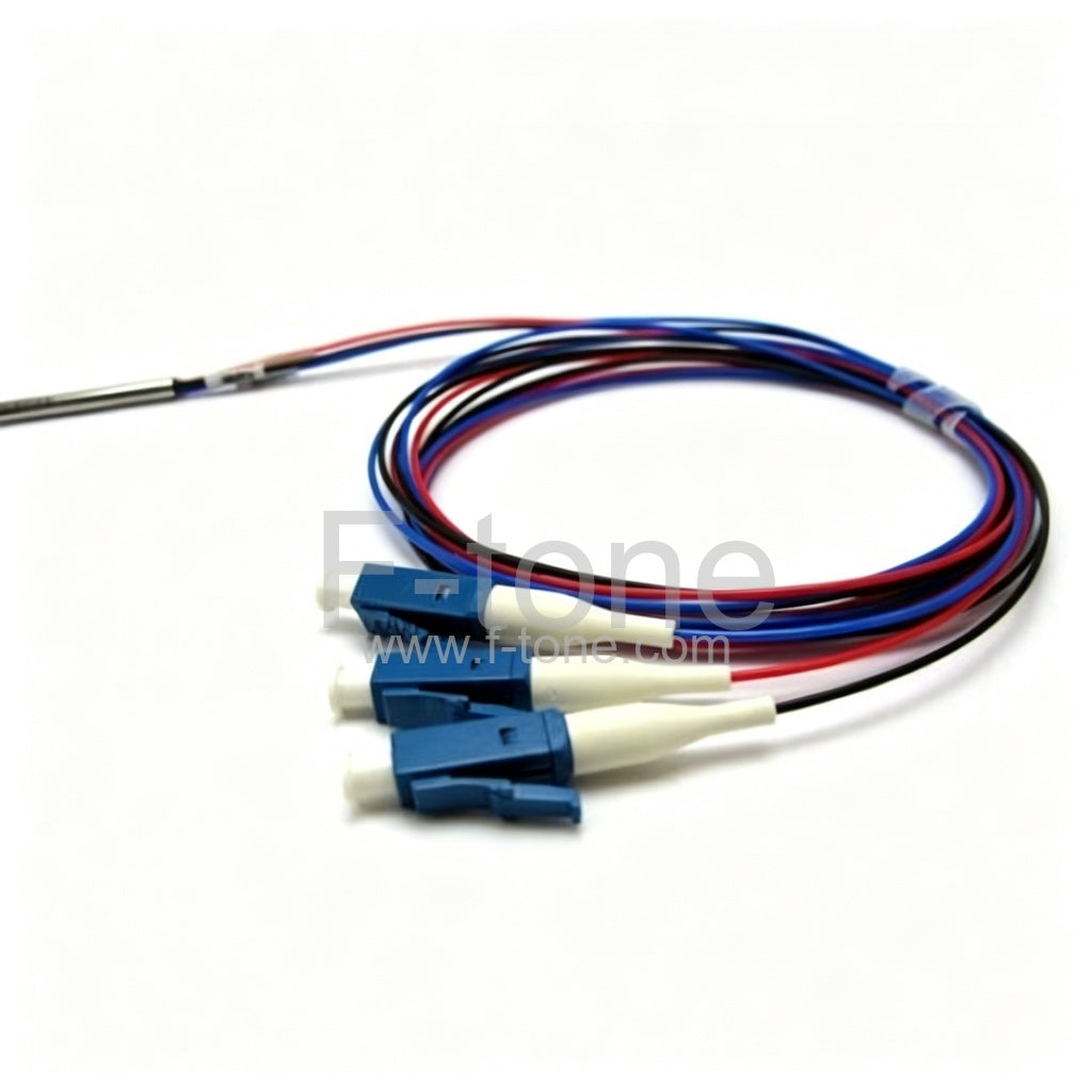 1x3 FBT Splitter Singlemode Single Window 900um Fiber Splitter