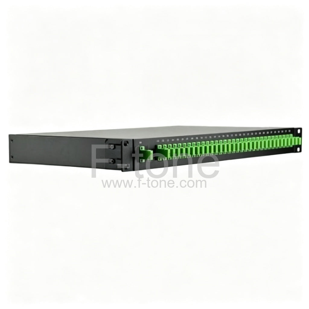 1x32 Fiber PLC Splitter with 1U 19 Rack Mount Metal Box