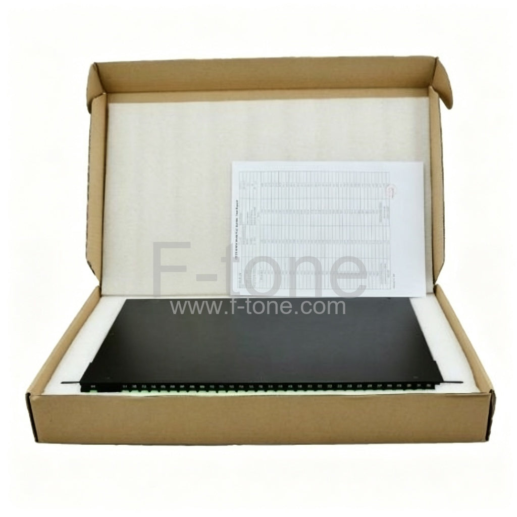1x32 Fiber PLC Splitter with 1U 19 Rack Mount Metal Box