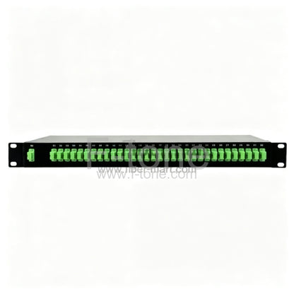 1x32 Fiber PLC Splitter with 1U 19 Rack Mount Metal Box