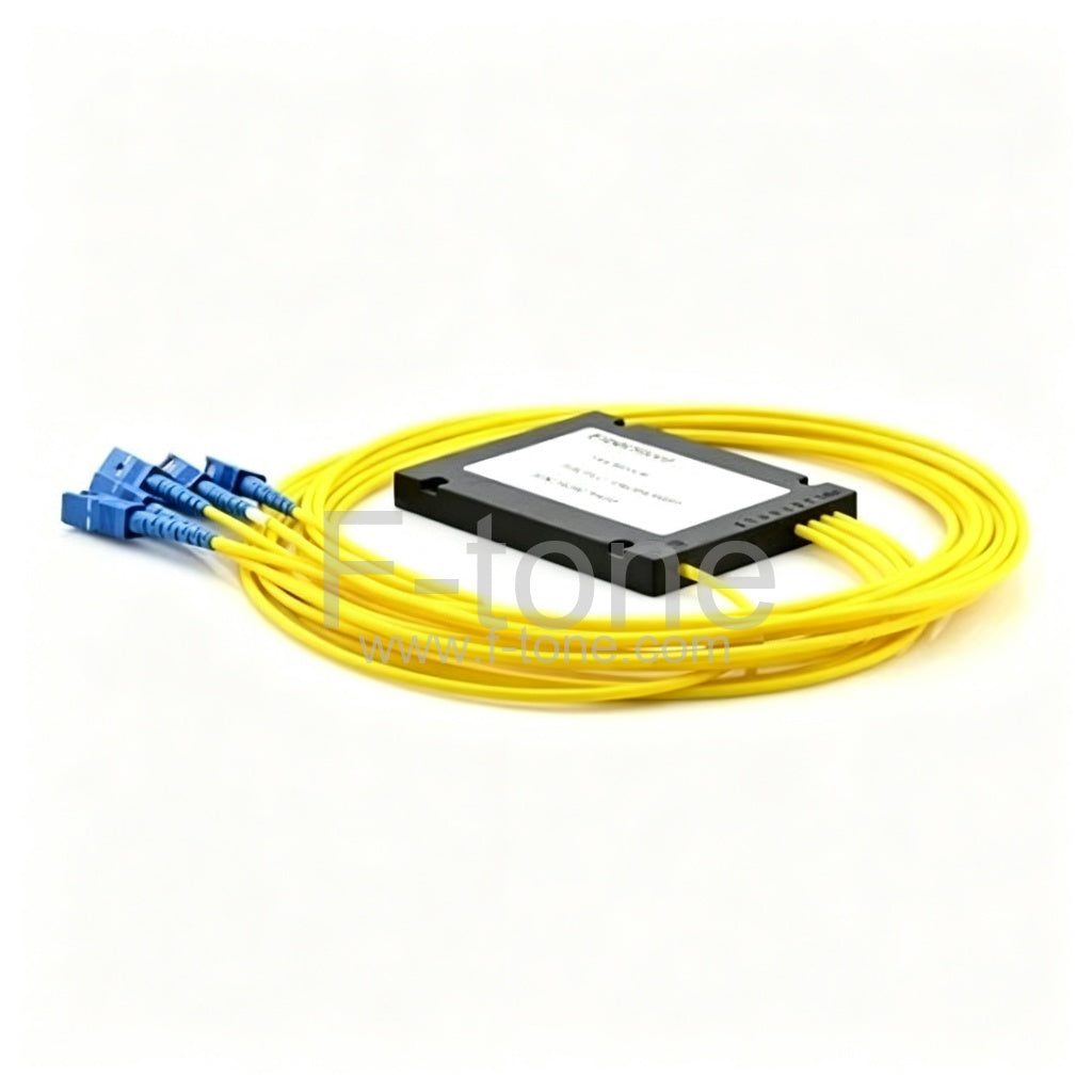 1x4 Fiber PLC Splitter with ABS Box Package