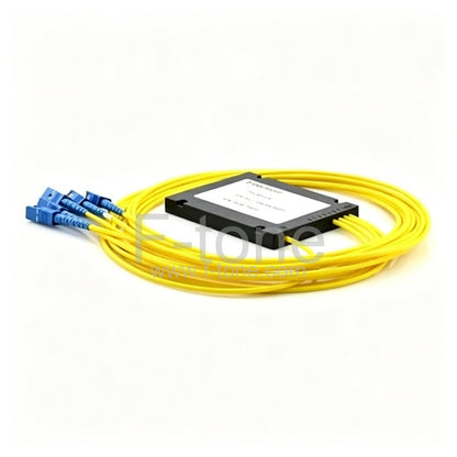 1x4 Fiber PLC Splitter with ABS Box Package