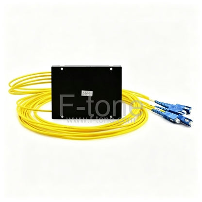 1x4 Fiber PLC Splitter with ABS Box Package