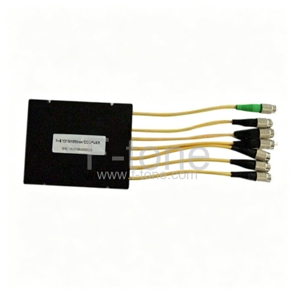 1x6 FBT Multimode Dual Window 900um Fiber Splitter
