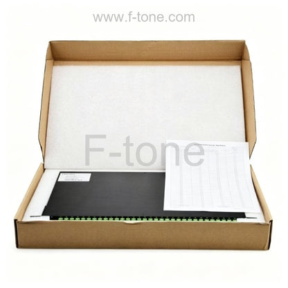 1x64 Fiber PLC Splitter with 1U 19 Rack Mount Metal Fiber Splitter Box