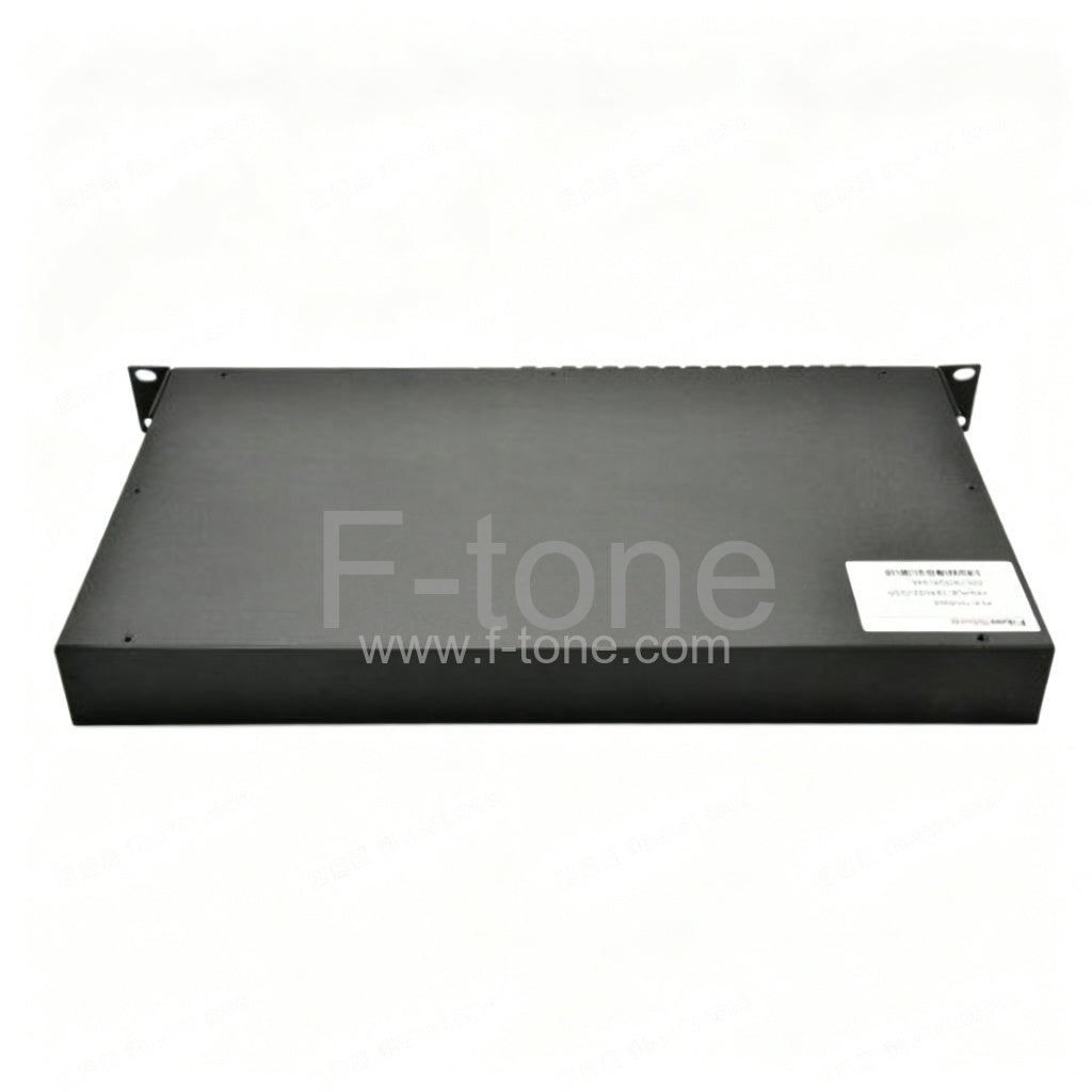1x64 Fiber PLC Splitter with 1U 19 Rack Mount Metal Fiber Splitter Box