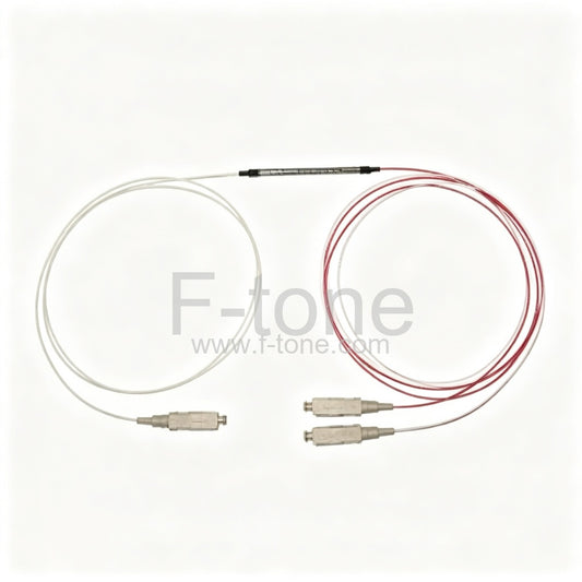 1x8 FBT Multimode Dual Window 900um Fiber Splitter