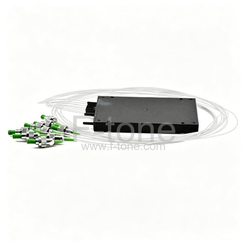1x8 FBT Multimode Single Window Fiber Splitter with ABS Box