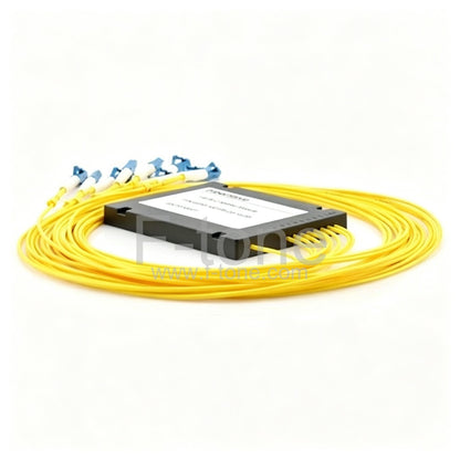 1x8 Fiber PLC Splitter with Plastic ABS Box Package