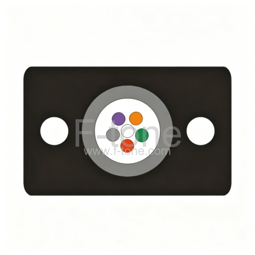 2 Fibers OM1 Multimode Non-metal Strength member Central Loose Tube LSZH FTTH Outdoor Cable