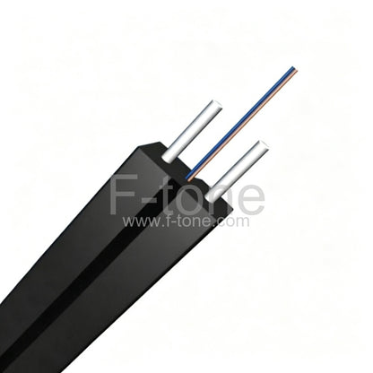 2 Fibers Single-mode Metal Strength member LSZH FTTH Indoor Cable-GJXH