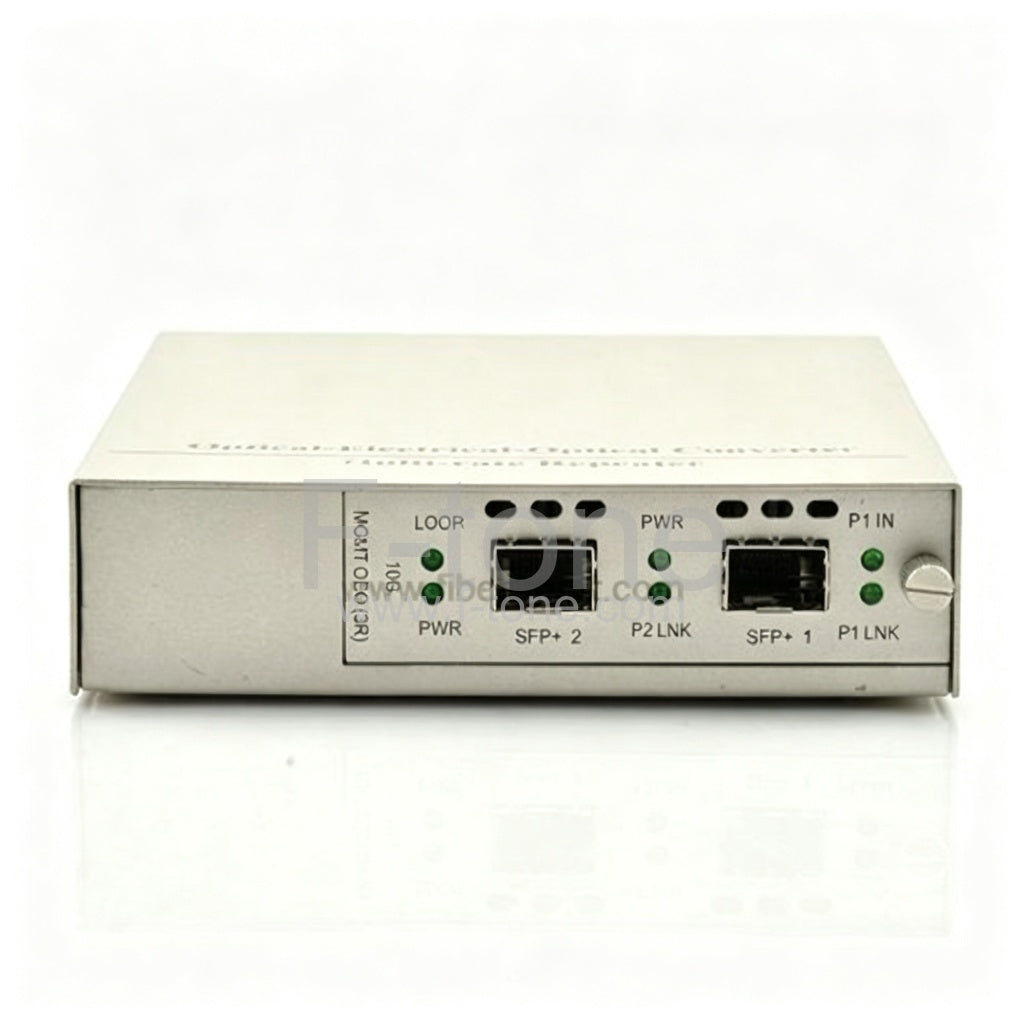 2 Ports SFP+ to XFP 10G OEO Converter Transponder w/full 3R Support