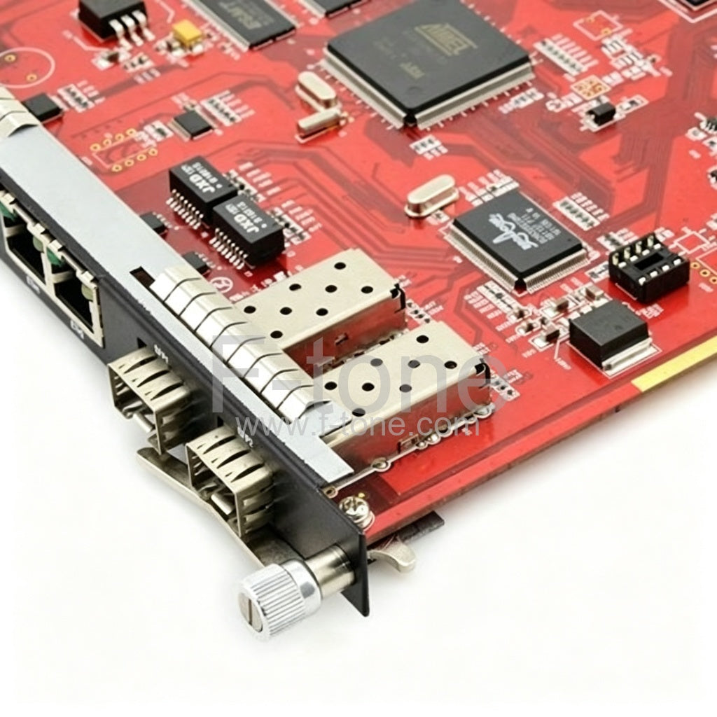 2 x 100M Ethernet Ports and 2 x SFP Module Ports System Control Card
