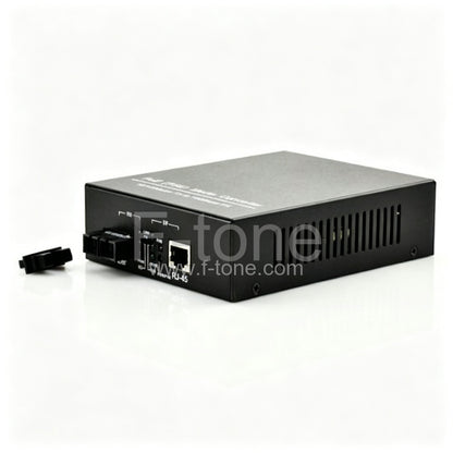 20km 10/100/1000M Dual Fiber 1310nm Centralized Management Standalone Media Converter