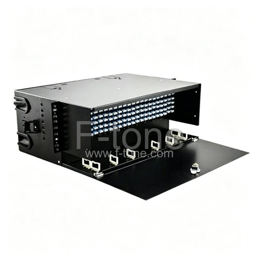 288 Ports Loaded LC FAPs 4RU Rack Mount Fiber Enclosure Panduit FRME4 Compatible