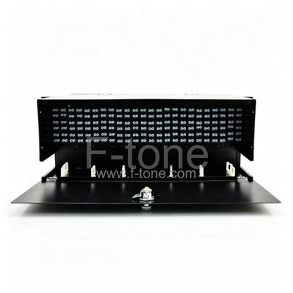 288 Ports Loaded LC FAPs 4RU Rack Mount Fiber Enclosure Panduit FRME4 Compatible