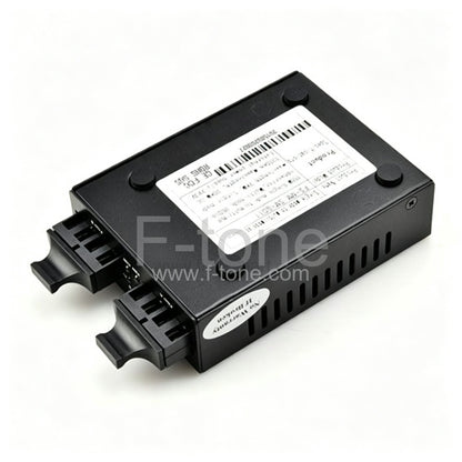 2km/60km 850nm/1310nm SFP 100M E SingleMode to Multimode Fiber Media Converter