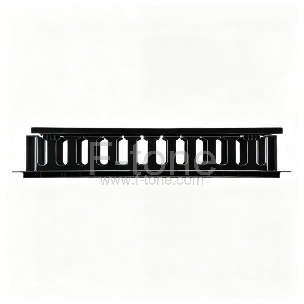 2U Plastic  Single-side Horizontal Cable Management Panel