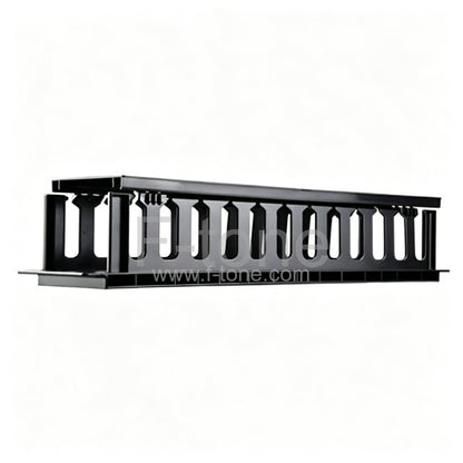2U Single-side Horizontal Cable Management Panel with Plastic HHT-LXB