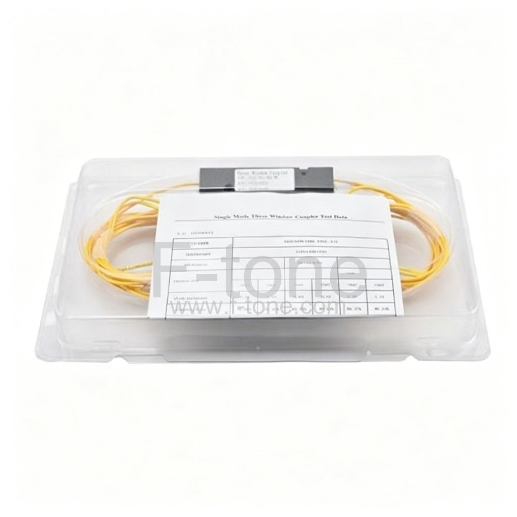2x2 FBT Singlemode Three Window Fiber Splitter with ABS Box