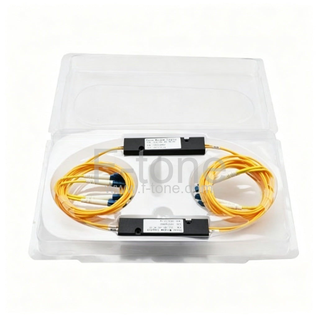 2x2 FBT Singlemode Three Window Fiber Splitter with ABS Box