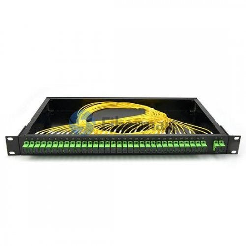 2x32 Fiber PLC Splitter with 2U LGX Metal Box