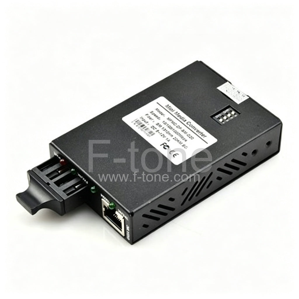 10/100/1000M Dual Fiber 1310nm 550m Ethernet Fiber Media Converter
