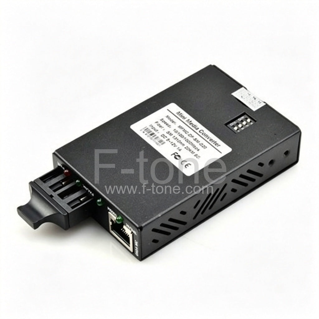 10/100/1000M Dual Fiber 1550nm 100km Ethernet Fiber Media Converter