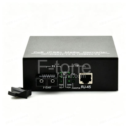 10/100/1000M Dual Fiber 1550nm 100km POE Media Converter