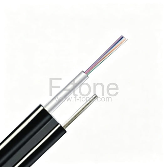 4 Fibers Single-mode Single Jacket Central Loose Tube Steel Wire Strength Figure 8 Self Supporting Outdoor Cable - GYXTC8Y