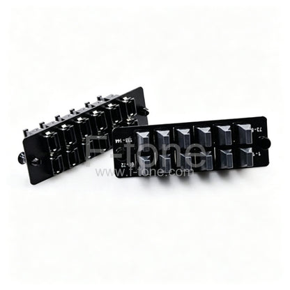 4 Ports MPO/MTP Fiber Adapter Panel Compliant for Panduit Opticom or QuickNet Patch Panels and Fiber Enclosures