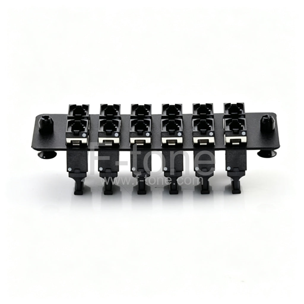 4 Ports MPO/MTP Fiber Adapter Panel Compliant for Panduit Opticom or QuickNet Patch Panels and Fiber Enclosures
