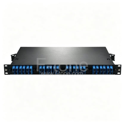 48 Ports Loaded SC FAPs 1RU Rack Mount Fiber Patch Panel Panduit FTT1 Compatible