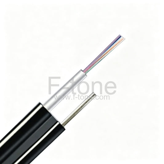 6 Fibers 50/125μm Multimode Single Jacket Central Loose Tube Steel Wire Strength Figure 8 Self Supporting Outdoor Cable - GYXTC8Y