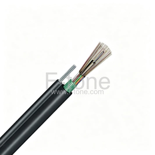 6 Fibers 62.5/125μm Multimode Single Armor Stranded Loose Tube Steel Wire Strength Waterproof Figure 8 Self Supporting Outdoor Cable GYTC8S