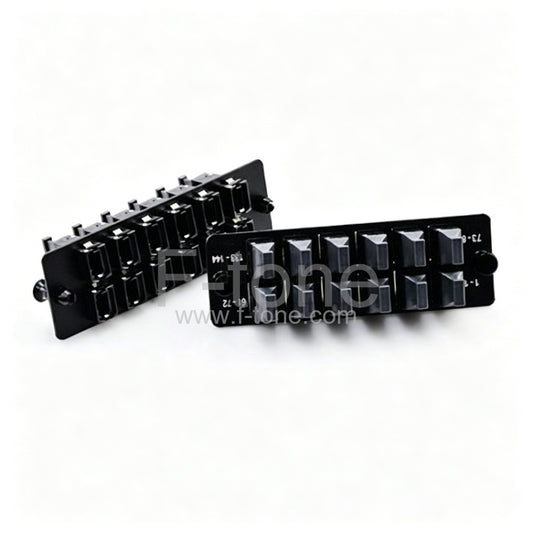 6 Ports MPO/MTP Fiber Adapter Panel Compliant for Panduit Opticom or QuickNet Patch Panels and Fiber Enclosures