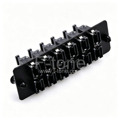 6 Ports MPO/MTP Fiber Adapter Panel Compliant for Panduit Opticom or QuickNet Patch Panels and Fiber Enclosures