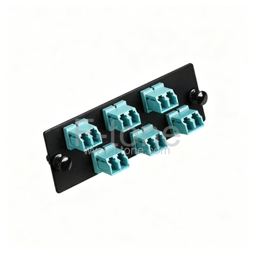 6 Ports ST Panduit Opticom Compatible Fiber Adapter Panels (FAPs)