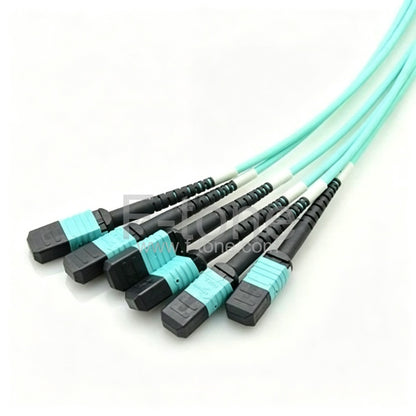 72 Fibers OM4 Multimode 24 Strands MPO Trunk Cable 3.0mm LSZH/Riser