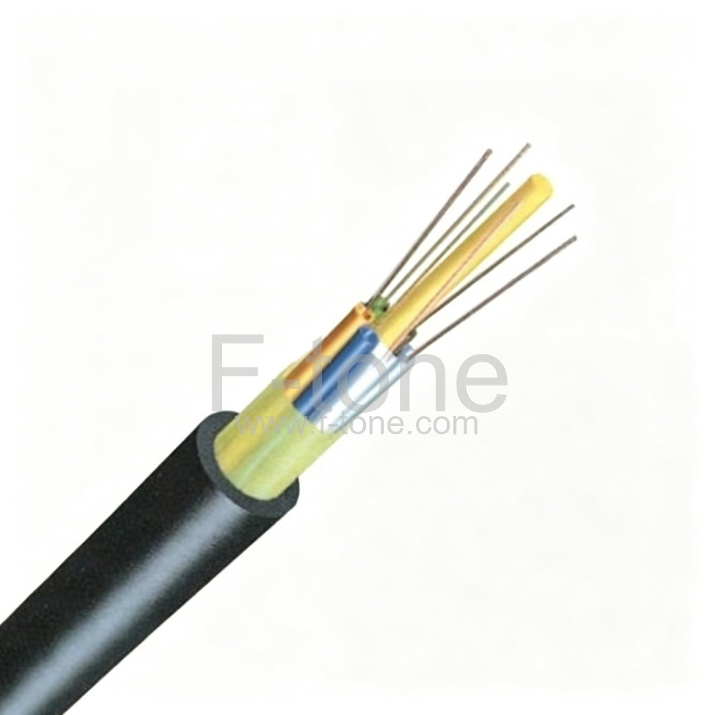 8 Fibers Single-mode Single Jacket Non-Metal Member Waterproof Dielectric Loose Tube Outdoor Cable - GYFTY