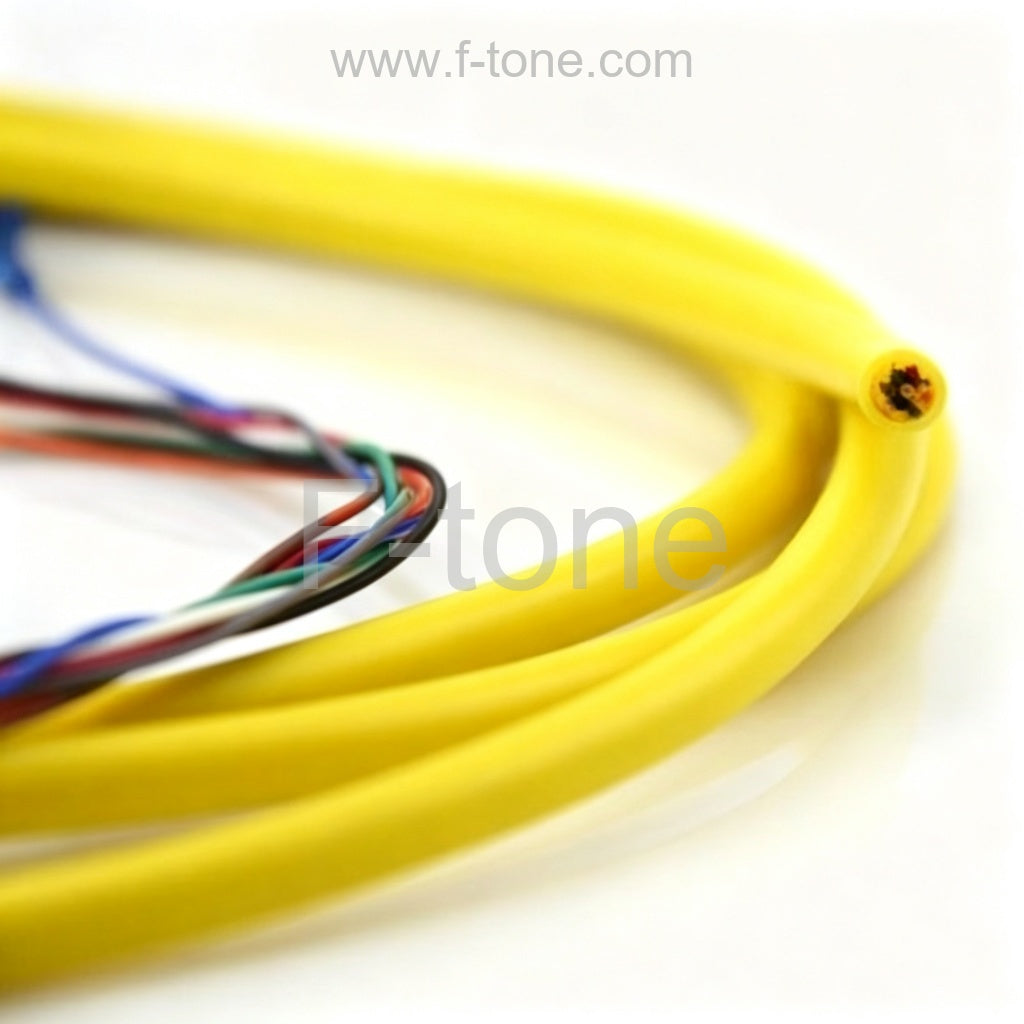 8-Fiber 9/125 SM Ribbon Fan-out LC/SC/ST/FC Pigtail
